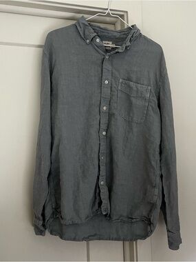 FLINT and TINDER Linen Button-Down Shirt